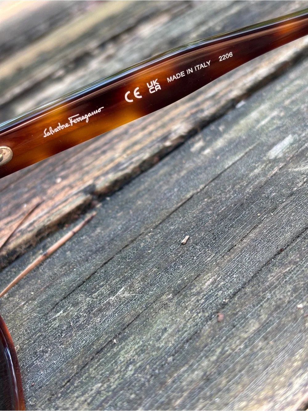 Salvatore Ferragamo Tortoiseshell Sunglasses with Brown Lenses